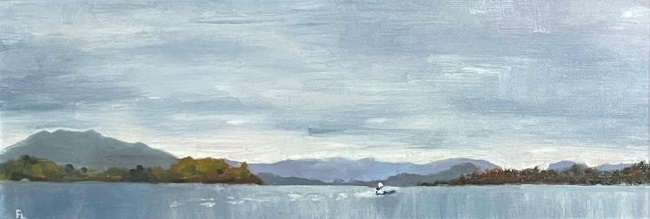 'Cruising on Loch Lomond' by artist Fiona Longley
